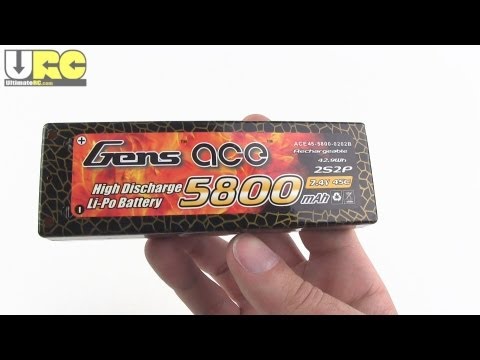 Gens Ace 5800 mAh 45C 2S LiPo mini-review - UCyhFTY6DlgJHCQCRFtHQIdw