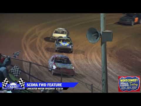SCDRA FWD Feature - Lancaster Motor Speedway 3/23/24 - dirt track racing video image