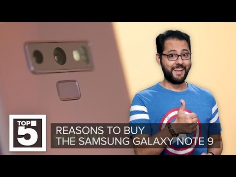 Samsung Galaxy Note 9: Why you should buy it (CNET Top 5) - UCOmcA3f_RrH6b9NmcNa4tdg