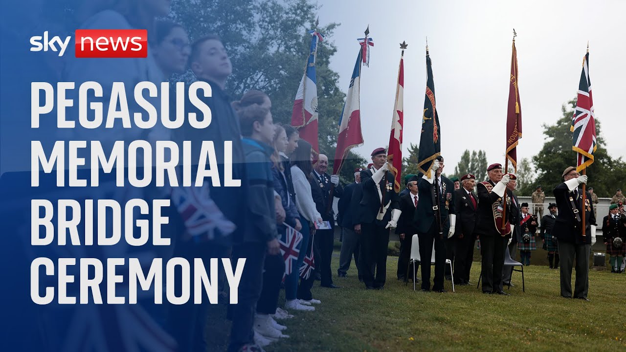Watch live: Veterans attend Pegasus Memorial Bridge Ceremony