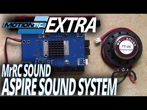 MrRCSound Aspire Sound System - Setup and Demo - Motion RC Extra - UCubk5oFcnH0G47QJsj22fKw