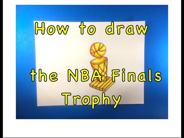 The NBA Trophy: A Drawing by Michael Jordan