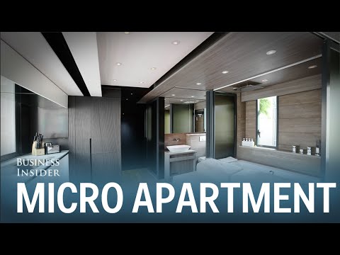 This 309-square-foot micro apartment has a home theater, full kitchen, and even a guest bedroom - UCcyq283he07B7_KUX07mmtA