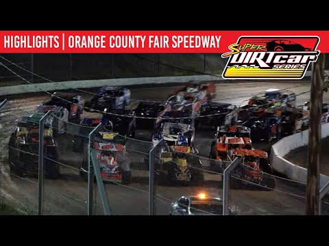 Super DIRTcar Series Big Block Modifieds Orange County Fair Speedway July 28, 2022 | HIGHLIGHTS - dirt track racing video image