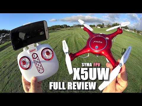 SYMA X5UW FPV Camera Drone - Full Review - [UnBoxing, Inspection, Setup, Flight Test, Pros & Cons] - UCVQWy-DTLpRqnuA17WZkjRQ