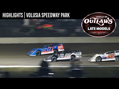 World of Outlaws Late Model Series | Volusia Speedway Park | January 24, 2025 | HIGHLIGHTS - dirt track racing video image