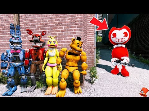 CAN THE ANIMATRONICS HIDE FROM BAD RED BENDY? (GTA 5 Mods For Kids FNAF RedHatter) - UCdZoVLv1XHLLLJTSNcifuDQ