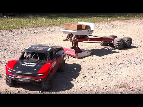 SUPER FAST TRAXXAS UDR PULLS the JUDGE! Weight Sled - 30 FT Tractor Pull | RC ADVENTURES - UCxcjVHL-2o3D6Q9esu05a1Q