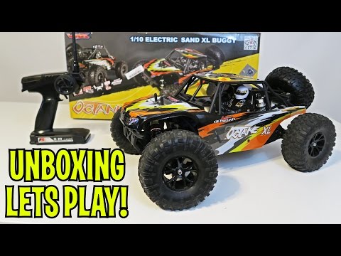 Unboxing & Let's Play - VRX Racing Octane XL 1/10 Brushless Desert Truggy RC Car - UCkV78IABdS4zD1eVgUpCmaw