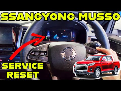 Come azzerare il service nel pick-up SsangYong Musso?