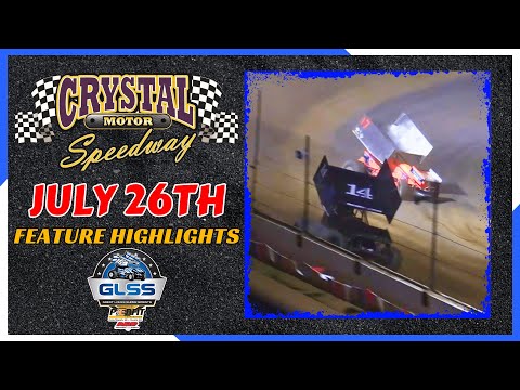Crystal Feature Highlights 7/26/2025 - dirt track racing video image