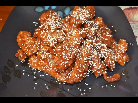 Pollo a la ajonjoli - comida china. Sesame Chicken - UCIRNADSE7zTt6_MshDlnZSA