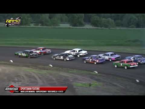 Sportsman &amp; Stock Car Features | Rapid Speedway | 6-4-2021 - dirt track racing video image