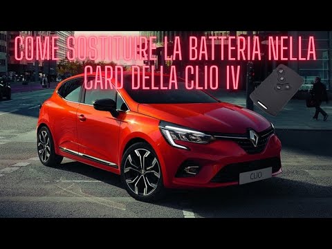 Como substituir a bateria do cartão/chave do Renault Clio. - Renault ...