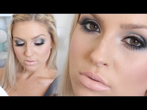 Sexy Blue Smokey Eye ♡ Chit Chat Getting Ready - UCMpOz2KEfkSdd5JeIJh_fxw