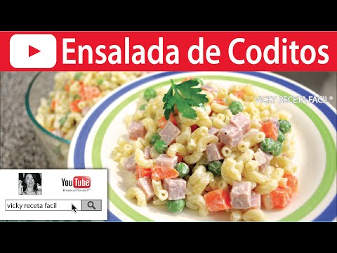 ENSALADA DE CODITOS | Vicky Receta Facil - UCewhO42h_TIKZdntpI-v39g