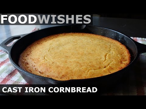 Cast Iron Cornbread - Honey Butter Cornbread - Food Wishes - UCRIZtPl9nb9RiXc9btSTQNw