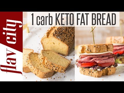 The Best Keto Fat Bread Recipe - Low Carb Bread For Sandwiches & More - UCnq1w-56tAvMdDup-CL6Vtg