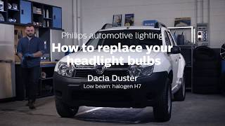 Sostituzione lampadina faro anteriore Dacia Duster