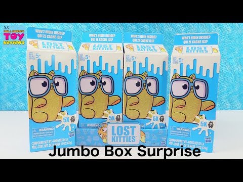 Lost Kitties Jumbo Surprise Hidden Cat Blind Bags Toy Review | PSToyReviews - UCZdJCx_zEqvOI7RFG-mWmuw