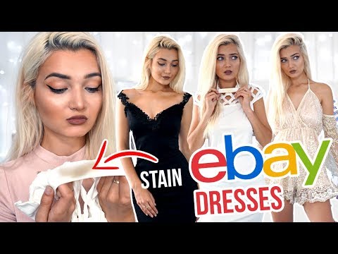 TRYING ON DRESSES I BOUGHT ON EBAY UNDER £10! - UCBKFH7bU2ebvO68FtuGjyyw