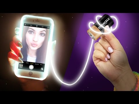 DIY LIGHT UP Phone Case! Take the PERFECT Selfie! - UC6gqv2Naj9JiowZgHfPstmg