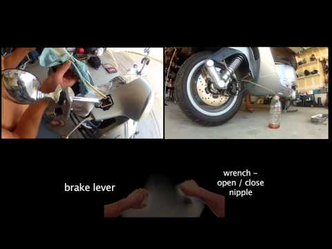 Vespa Brake Fluid Change Part 2 GTS GTV GT60 GT SUPER 125 200 250 300 - UCTs-d2DgyuJVRICivxe2Ktg