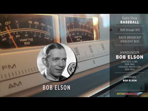 Announcer Bob Elson Remembered - Radio Broadcaster video clip 