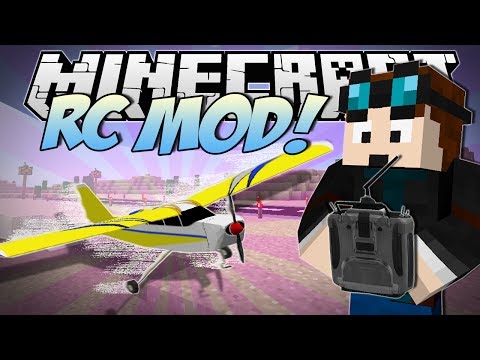 Minecraft | RC MOD! (Remote Controlled Stunt Planes!) | Mod Showcase - UCS5Oz6CHmeoF7vSad0qqXfw