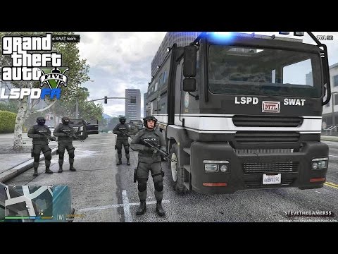 GTA 5 LSPDFR 0.3.1 - EPiSODE 390 - LET'S BE COPS - SWAT PATROL (GTA 5 REAL LIFE POLICE MOD) PART 2 - UCbItyvYa6cqvqtwlU2E9-wA