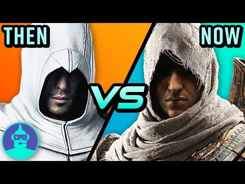 Assassin's Creed Origins VS. Original -Then VS. Now (Evolution Assassins Creed)  | The Leaderboard - UCkYEKuyQJXIXunUD7Vy3eTw