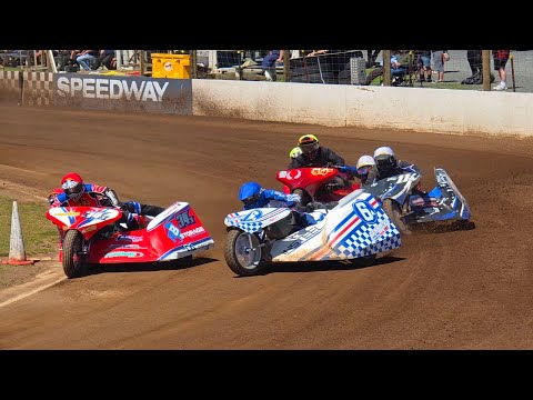 Rosebank Speedway - Opening Day Sidecars - 19/10/25 - dirt track racing video image
