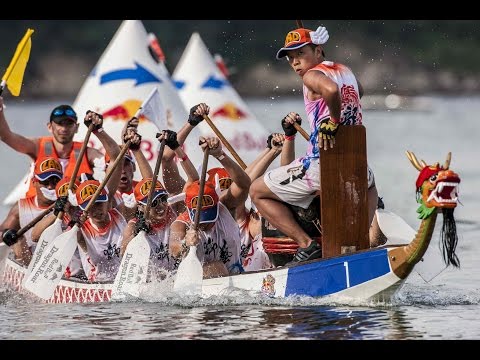 Dragon Boat racing in Hong Kong - Red Bull Dragon Roar 2014 - UCblfuW_4rakIf2h6aqANefA