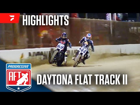 American Flat Track at DAYTONA II 3/8/24 | Highlights - dirt track racing video image
