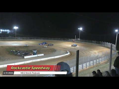 Rockcastle Speedway - Mini-Stock Feature - 4/13/2024 - dirt track racing video image