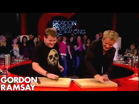 James Corden Tells Gordon Jamie Oliver Taught Him To Cook - Gordon Ramsay - UCIEv3lZ_tNXHzL3ox-_uUGQ