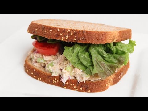 Homemade Tuna Salad Sandwich Recipe - Laura Vitale - Laura in the Kitchen Episode 909 - UCNbngWUqL2eqRw12yAwcICg