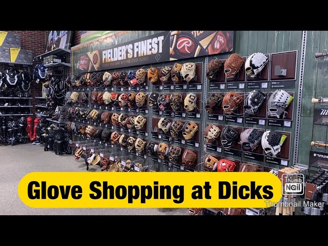 Dicks Sporting Goods Offers Baseball Gloves for Any Level