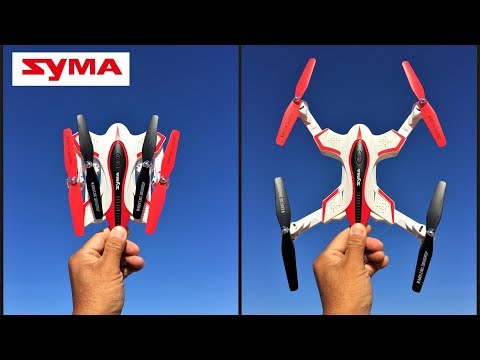 Syma X56W Wifi FPV G-sensor Foldable Drone - UC9l2p3EeqAQxO0e-NaZPCpA