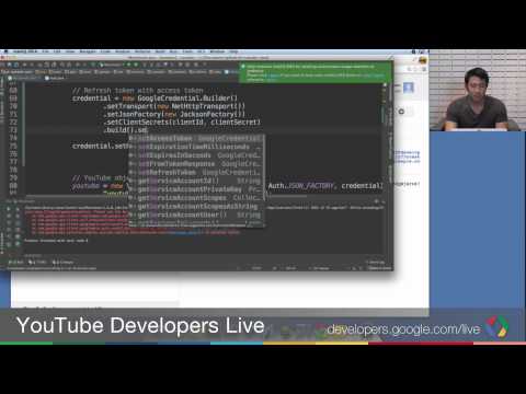 YouTube Developers Live: Tips and tricks for working with OAuth with the Java API - UC_x5XG1OV2P6uZZ5FSM9Ttw