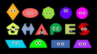 Shapes - Learn 2D Geometric Shapes - The Kids' Picture Show (Fun & Educational Learning Video)