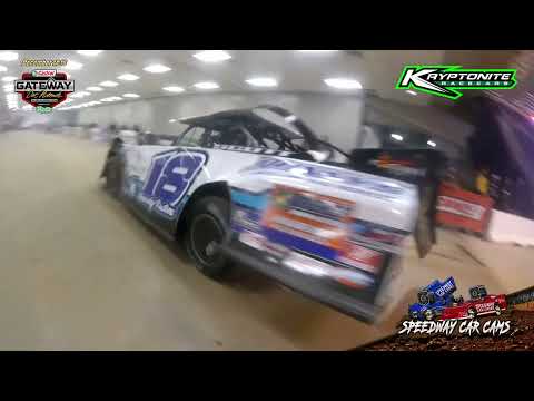 Robbie Scott in his Super Late model at the Gateway Dirt Nationals 2024 - dirt track racing video image