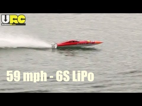 Aquacraft Revolt 59.15 MPH speed run, Stock motor, 6S LiPo - UCyhFTY6DlgJHCQCRFtHQIdw