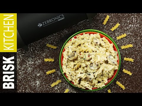 Creamy Mushroom Pasta | Brisk Kitchen Recipes