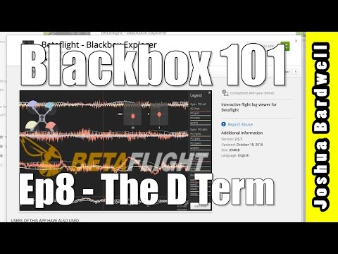 CLEANFLIGHT BETAFLIGHT RACEFLIGHT KISS BLACKBOX 101 | Ep8 - The D Term - UCX3eufnI7A2I7IkKHZn8KSQ