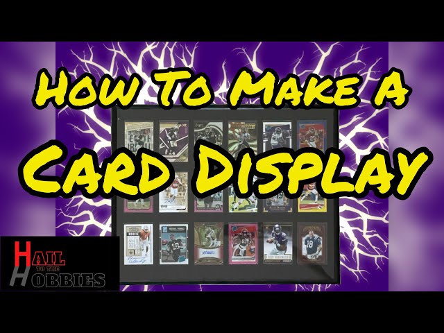 How to Display Baseball Cards on a Wall