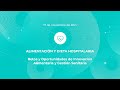 Image of the cover of the video;Innotransfer | Dieta Hospitalaria. Oportunidades de Innovación Alimentaria y Gestión Sanitaria