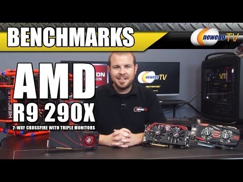 AMD R9 290X 2-way Crossfire Benchmarks with Triple Monitors @ 7680x1600 - Newegg TV - UCJ1rSlahM7TYWGxEscL0g7Q