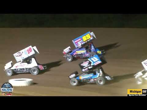 8.17.2024 GLSS MichiganCAT A-Main Butler Motor Speedway - dirt track racing video image