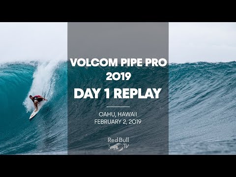 Surfing Replay - Volcom Pipe Pro 2019 - Day 1 - UCblfuW_4rakIf2h6aqANefA